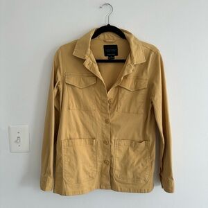 Anthropologie Sanctuary Mustard Yellow Utility Jacket